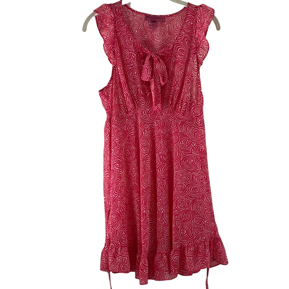 Betsey Johnson Intimates Pink Ruffled Nightie size M